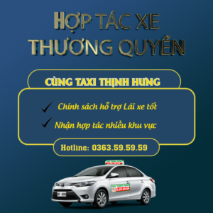 Taxi Thịnh Hưng nhận xe gửi Thương quyền